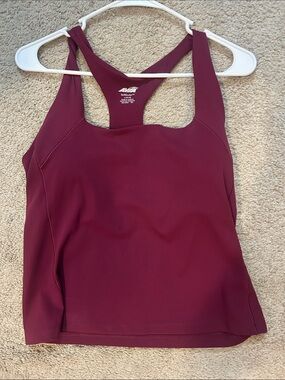 Avia Burgundy Racerback Performance Tank NWOT